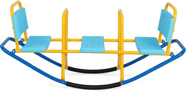 Schaukelwippe 3 Sitz Blau