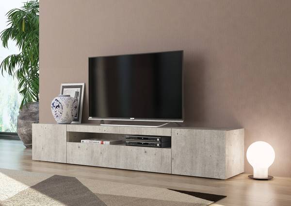 Fernsehschrank Jesse Beige - Grau
