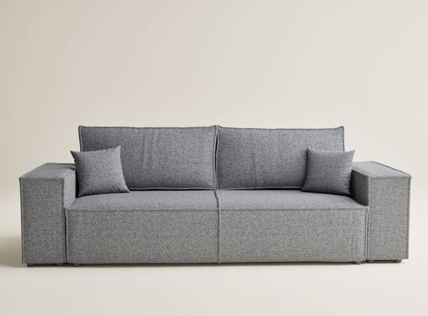 Sofa mit Schlaffunktion Milos Grau