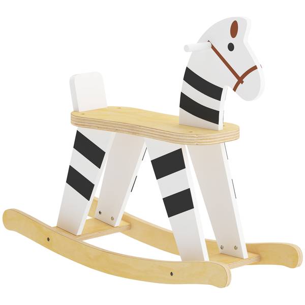 Kinderschaukelpferd 330-215V80MX Holzwerkstoff - 26 x 53 x 68 cm
