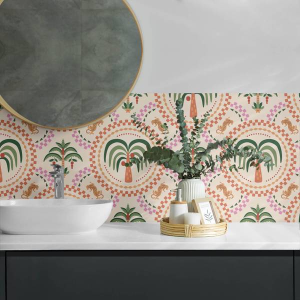 Klebepaneele Tropen Blatt 100 x 50 cm