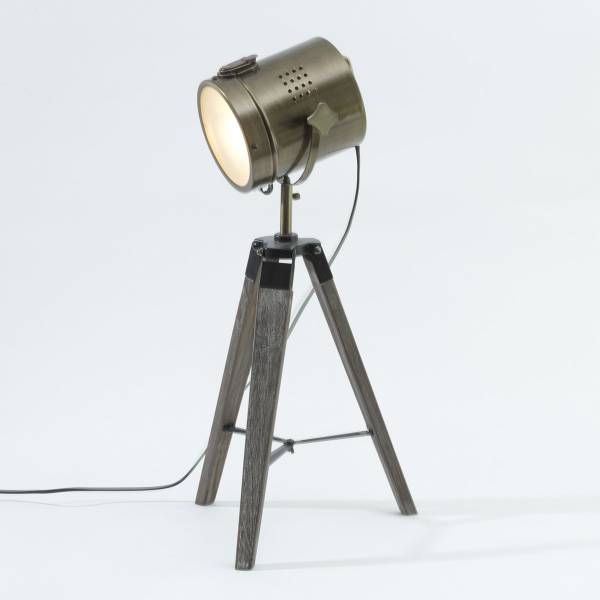 Lampenreflektor aus Metall, braun Braun - Metall - 30 x 60 x 30 cm
