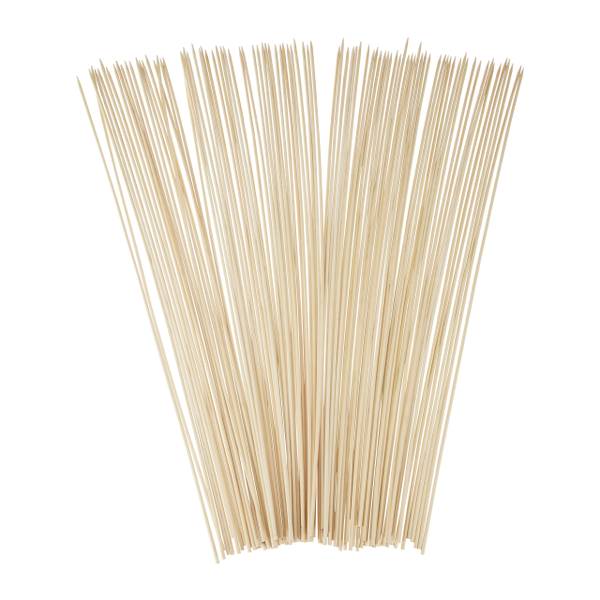 Satéprikkers 90 cm set van 100 bruin - houtcomposiet - 1 x 90 x 1 cm
