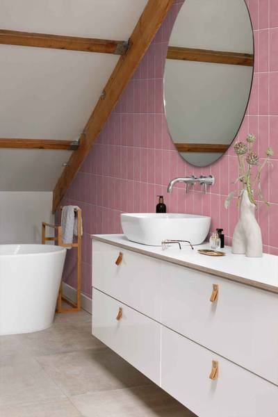 Tapete 131535 Pink - Papier - 50 x 900 x 50 cm