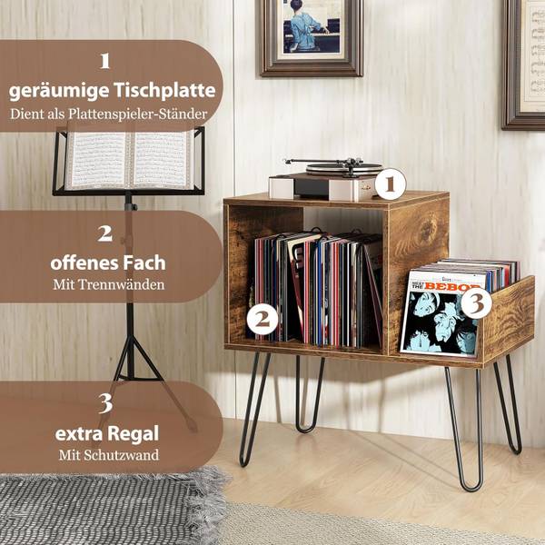 Beistelltisch VL32430PQ Braun