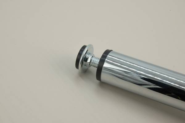 Möbelbein Presto Silber - Höhe: 15 cm