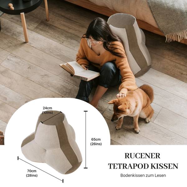 Coussin TMF Marron - Polyester - 24 x 65 x 70 cm