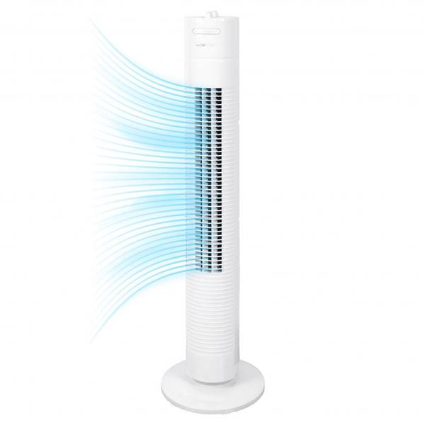 Turm Oszillierender Ventilator  TVL 3770 Weiß - Kunststoff - 22 x 78 x 22 cm