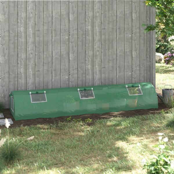 Gewächshaus BB4563 Grün - Metall - 80 x 45 x 300 cm