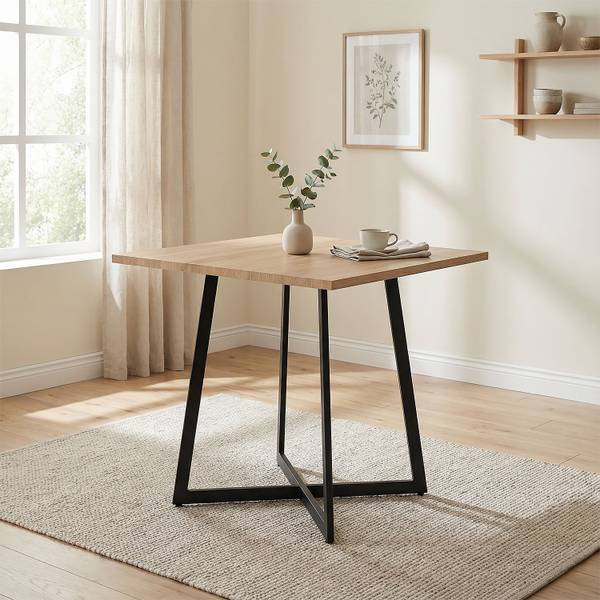 Table à manger 3125 Marron - Bois manufacturé - 80 x 76 x 80 cm