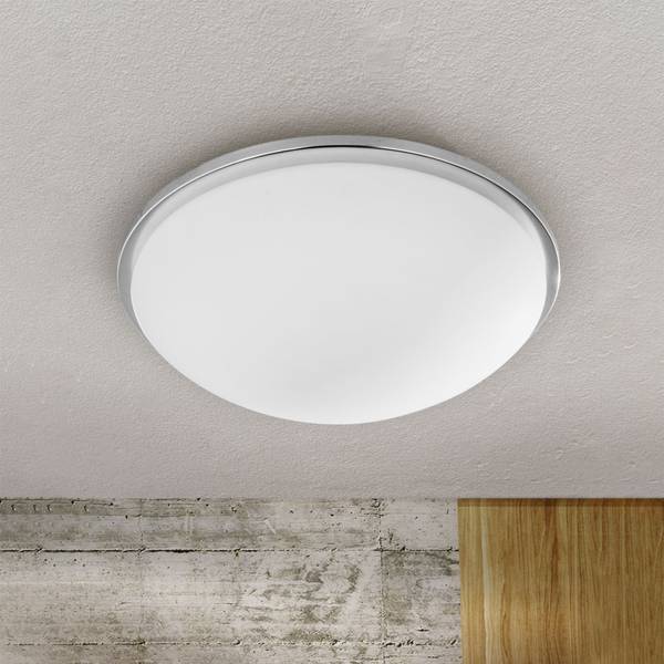 LED Badleuchte GLANTO Silber - Metall - 37 x 13 x 37 cm