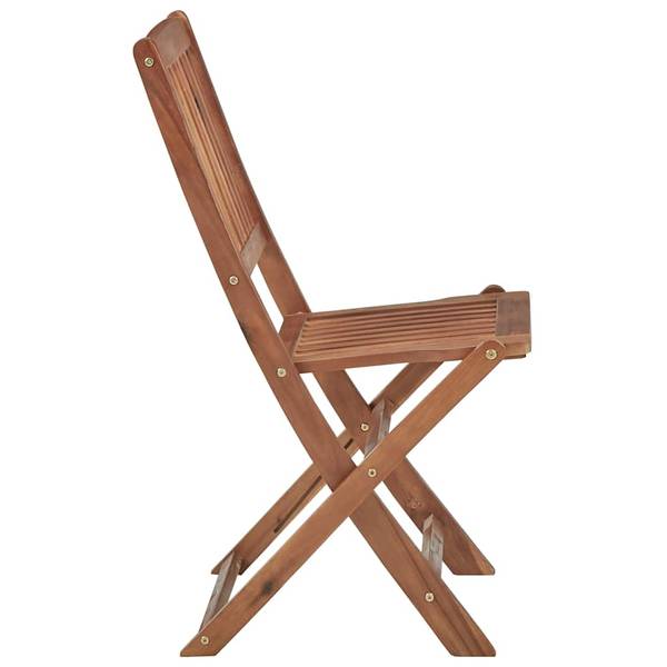 Gartenstuhl 3007930-3 6er Set Grau - Akazie - 48 x 91 x 57 cm
