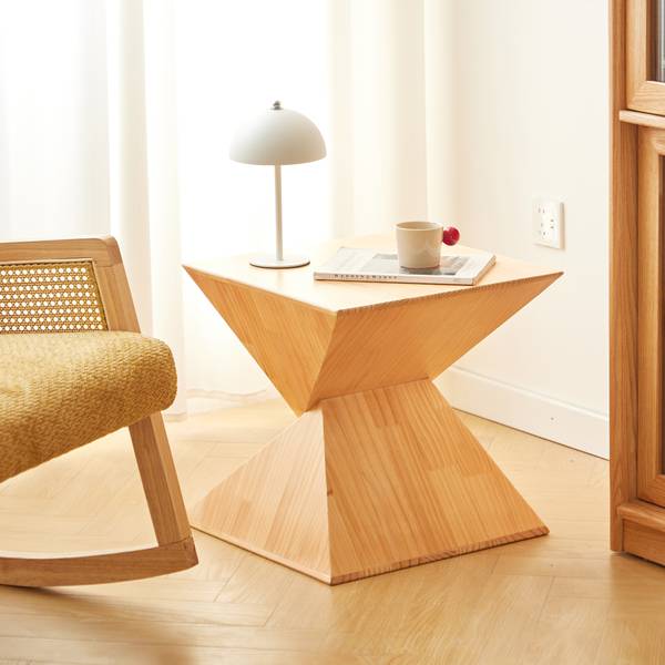 Beistelltisch EMDEN Braun - Massivholz - 45 x 45 x 45 cm