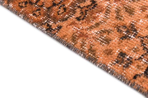 Vloerkleed Ultra Vintage DCLXXV oranje - wol - 114 x 1 x 196 cm