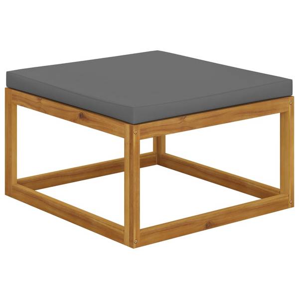 Garten-Lounge-Set 3057601 (4-teilig) Grau - Polyester - Akazie - 68 x 29 x 68 cm