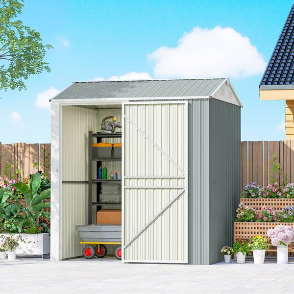 gereedschapsschuur 84H-458V00GY grijs - staal - 177 x 236 x 209 cm