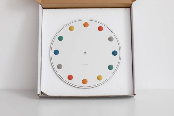Wanduhr Wanduhren Wep Weiß - Holzwerkstoff - 42 x 42 x 3 cm