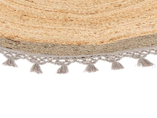 Teppich MARTS Beige - Grau - 140 x 140 cm