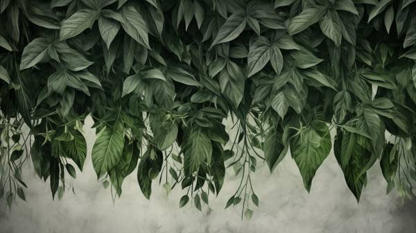 Papier Peint Feuilles Tropicales Nature 400 x 280 x 280 cm