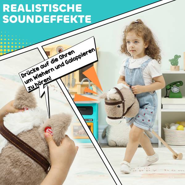 Steckenpferd 330-192V00GY Grau - Textil - 25 x 27 x 95 cm