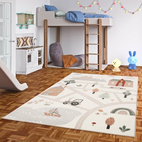 Kinderteppich Little City 200 x 290 cm