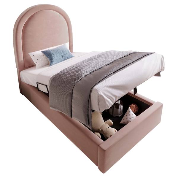 Kinderbett K-655 Rosé - Tiefe: 206 cm