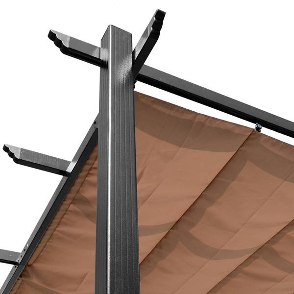 Pergola 84C-055BK Textil - 400 x 223 x 300 cm