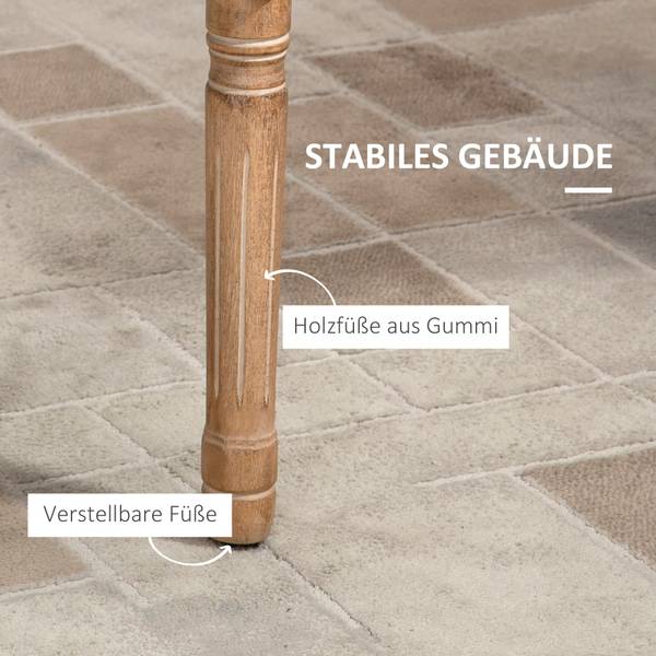 Eetkamerstoel 835-668 wit - textiel - 59 x 96 x 55 cm