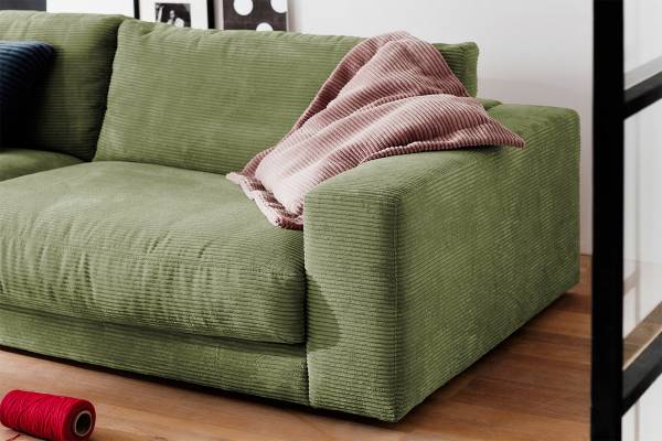 Sofa 3-Sitzer MADELINE Grün