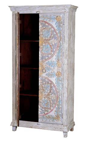 Schrank 6837 Massivholz - 40 x 180 x 90 cm