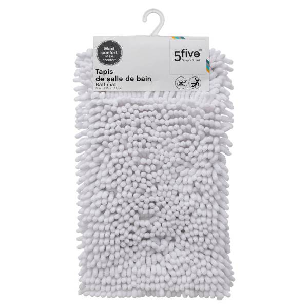 Badematte COLORAMA Weiß - Textil - 80 x 3 x 50 cm