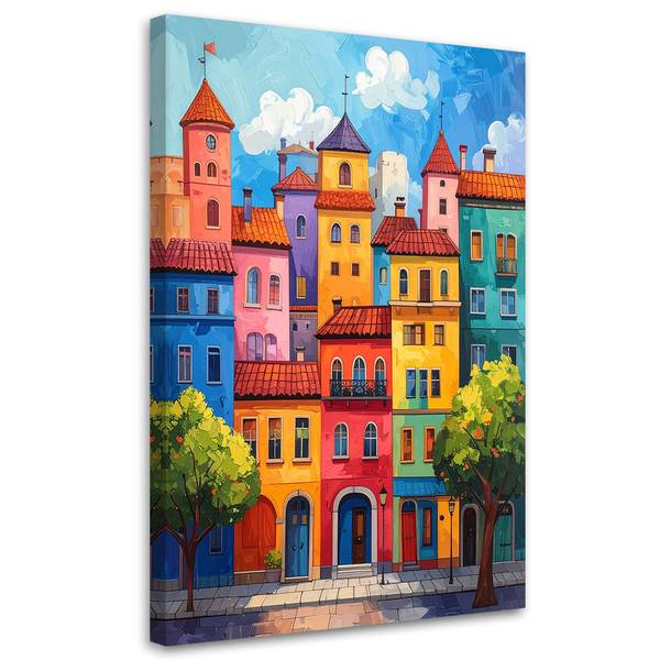 Wandbild Stadt 20 x 30 cm