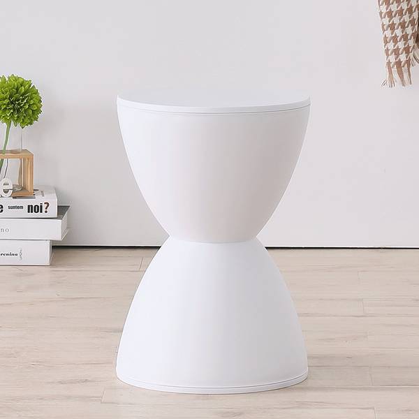Hocker BD3043B Weiß - Kunststoff - 30 x 43 x 30 cm