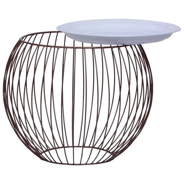 Couchtisch 3001934 287659 Gold - Holzwerkstoff - Metall - 51 x 41 x 51 cm