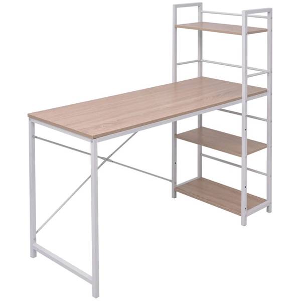 Schreibtisch 20134 Braun - Melamin - 120 x 120 x 120 cm