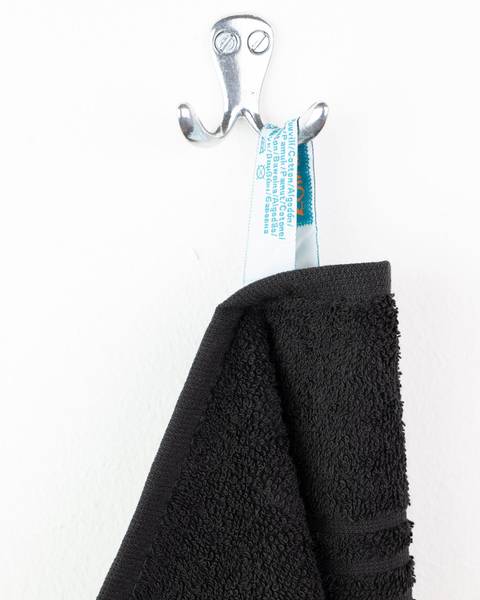 Duschtücher 00000128 5er-Set Schwarz
