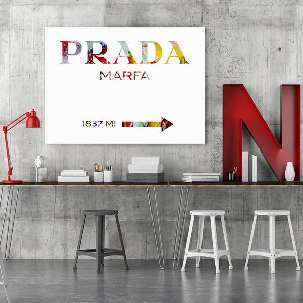 Wandbild mit beschriftungen Polyester - 100 x 70 x 3 cm