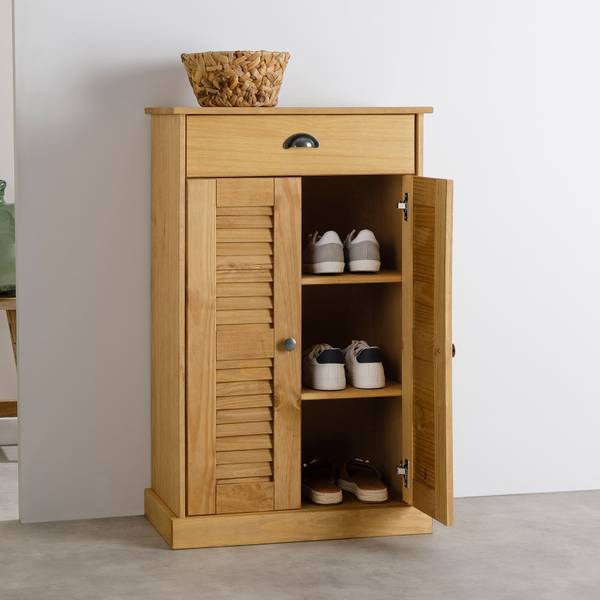 Kommode VENETA Braun - Kiefer - 60 x 96 x 35 cm