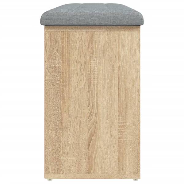 Banc à chaussures 3032322 Marron - Bois manufacturé - 60 x 45 x 12 cm