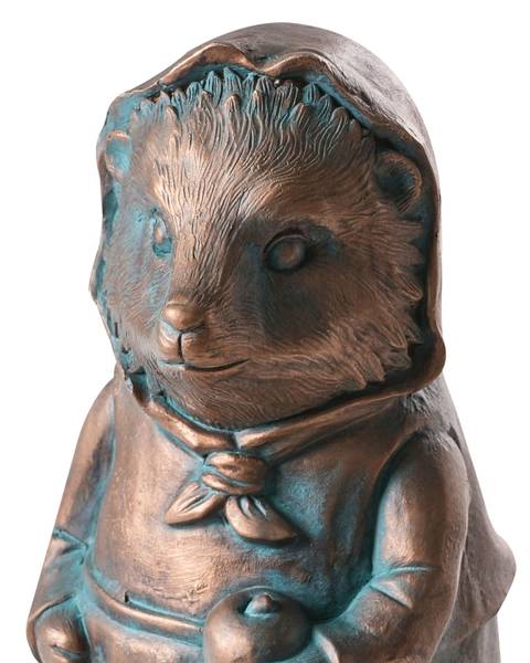 Tuinbeeld LOLA blauw - bruin - metaal - 22 x 37 x 16 cm