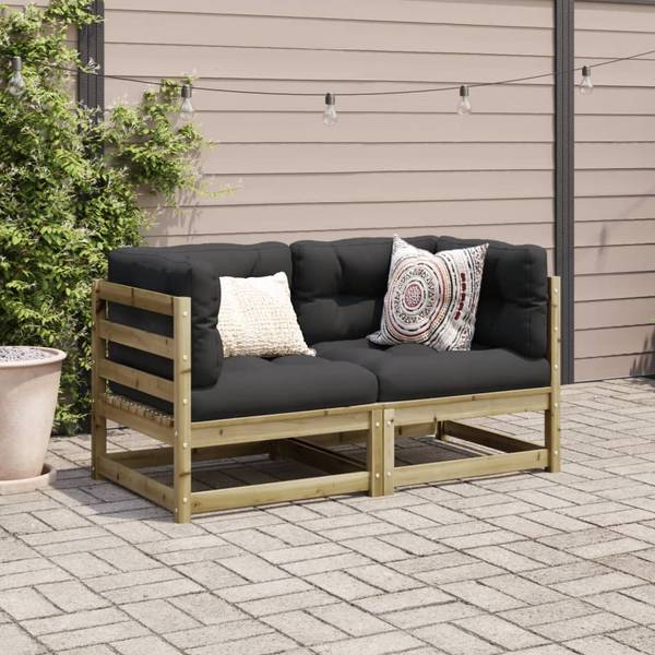 Garten Sofagarnitur 3042274-1 (2-teilig) Holz