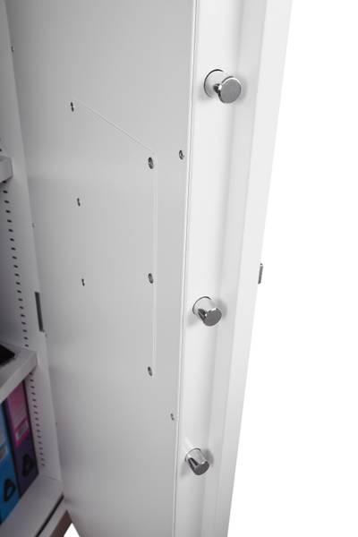 Feuerschutztresor FS1512K Weiß - Stahl - 93 x 123 x 52 cm
