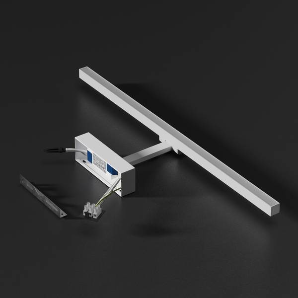 Wandleuchten Strahlenschön Weiß - Flammenanzahl: 64