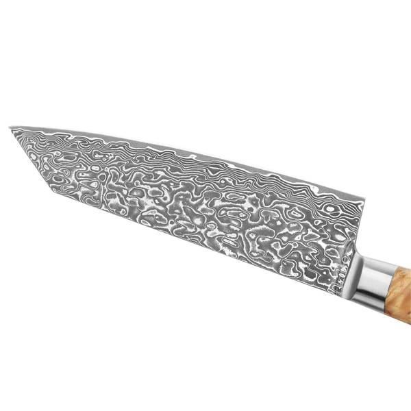 Kochmesser Kinone Beige - Massivholz - 1 x 1 x 34 cm