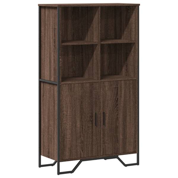 Highboard DE8816 Braun - Holzwerkstoff - 80 x 138 x 36 cm