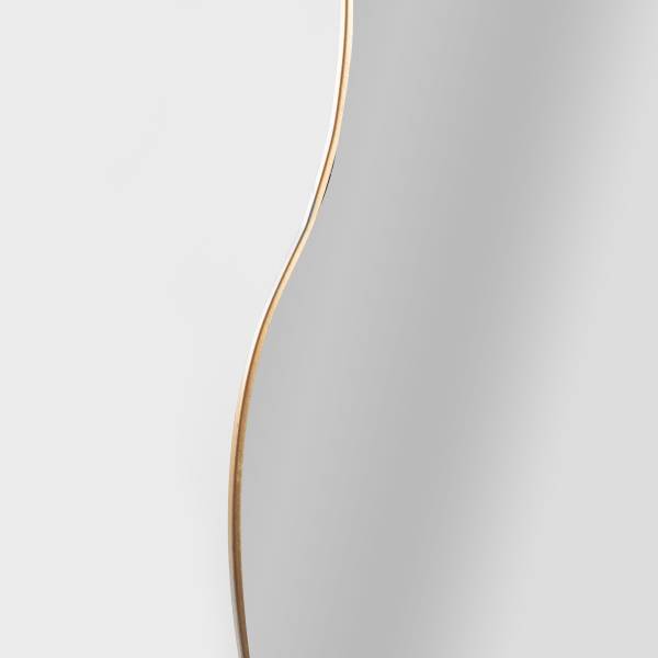 Wandspiegel MINSI Gold - Glas - 42 x 79 x 1 cm