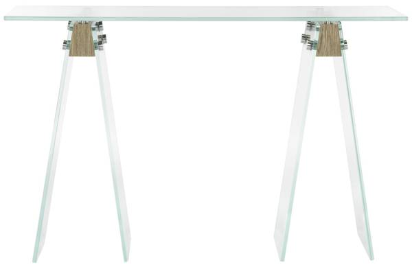 Akzenttisch ANGELE Beige - Massivholz - 40 x 75 x 120 cm