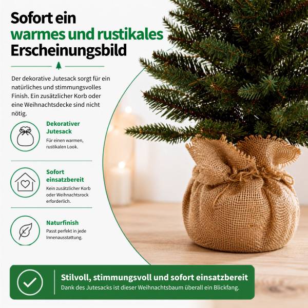Künstlicher Weihnachtsbaum Sitka Grün - Kunststoff - 43 x 60 x 43 cm