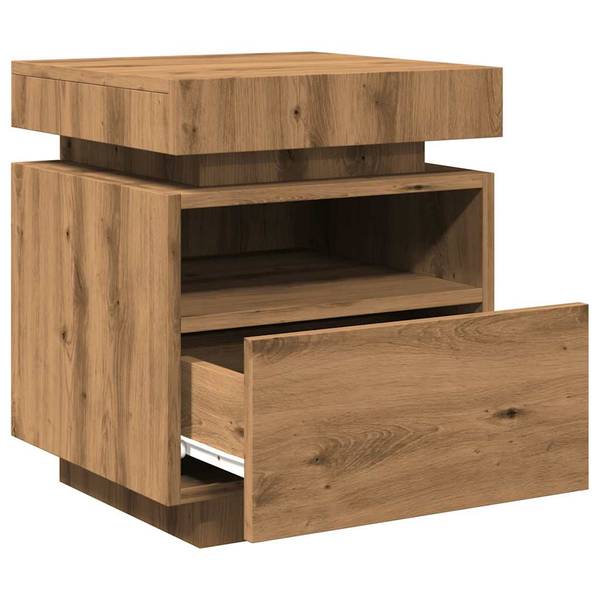 Nachttisch 3033073-1 Braun - Holzwerkstoff - 39 x 48 x 40 cm