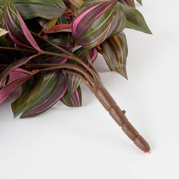 Kunstpflanze Tradescantia Burgunderrot